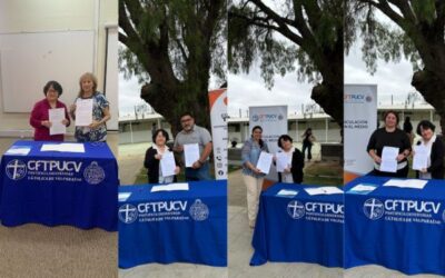 CFT PUCV Sede Limache firmó convenios colaborativos con 4 importantes empresas locales