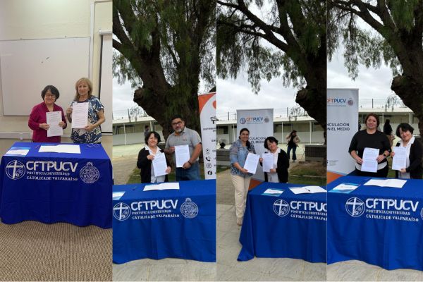 CFT PUCV Sede Limache firmó convenios colaborativos con 4 importantes empresas locales
