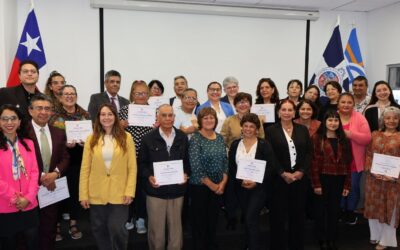 CFT PUCV Sede Valparaíso albergó la entrega de 40 certificaciones del programa “Talento Mayor”