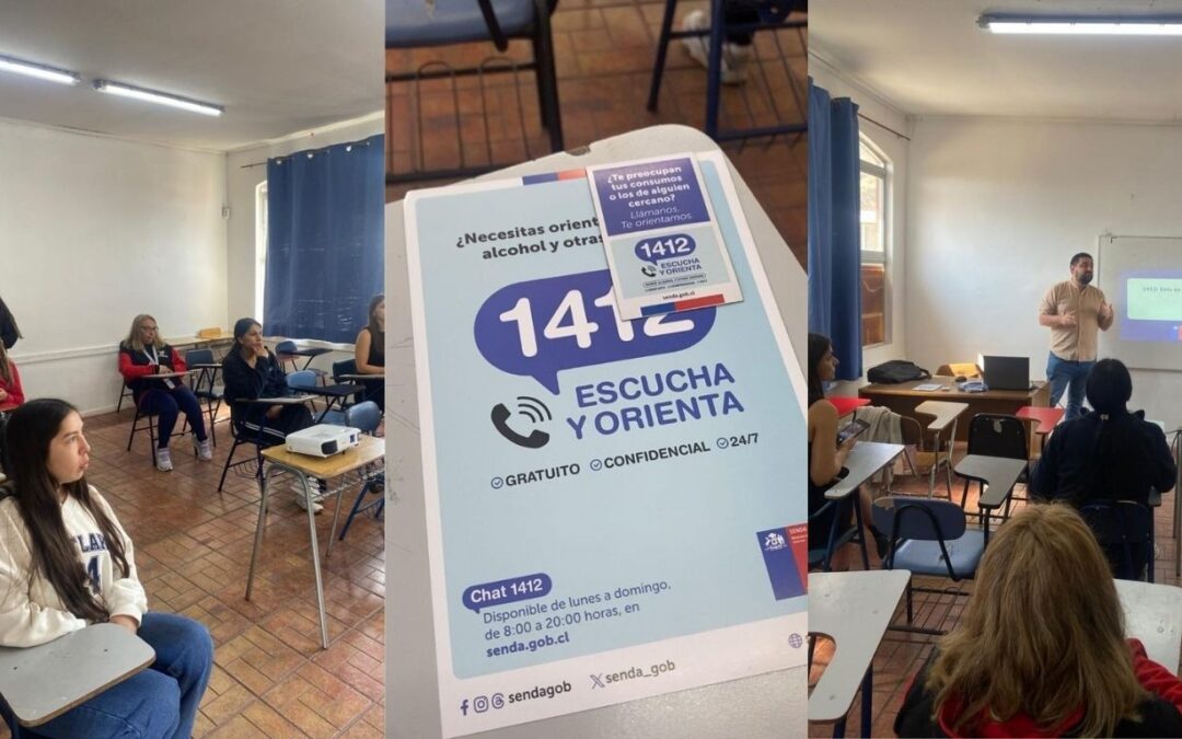 SENDA impartió una charla preventiva sobre el consumo problemático de drogas en Sede La Calera