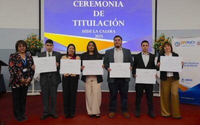 Generación 2025: 189 estudiantes de Sede La Calera recibieron sus diplomas de título y finalizaron su proceso formativo.