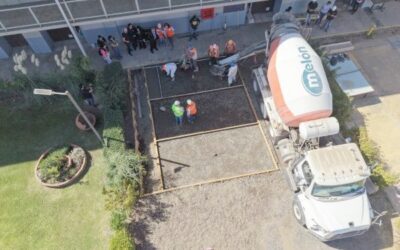 CFT PUCV instaló hormigón poroso en Sede Quillota junto a Empresa Melón y la Escuela de Ingeniería en Construcción y Transporte de la PUCV