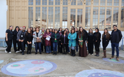 Estudiantes de TNS en Estética, Cosmetología y Terapias Complementarias de Sede San Antonio realizaron cortes de cabello y aromaterapias a integrantes de la Oficina de la Mujer