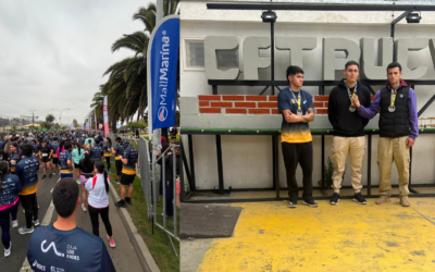Estudiantes de TNS en Preparación Física y Gestión de Eventos Deportivos y Recreativos del CFT PUCV destacaron en la Corrida Mes del Mar 2026