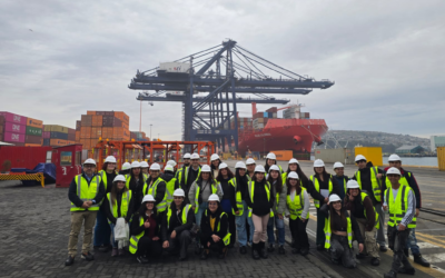 42 Estudiantes de TNS en Logística y TNS en Comercio Exterior visitaron el Terminal Internacional de San Antonio